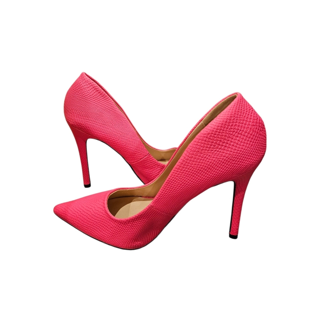 NEW Pink Textured Women's Heels Shoes Qupid Sz.7.5 Perfect for EASTER!